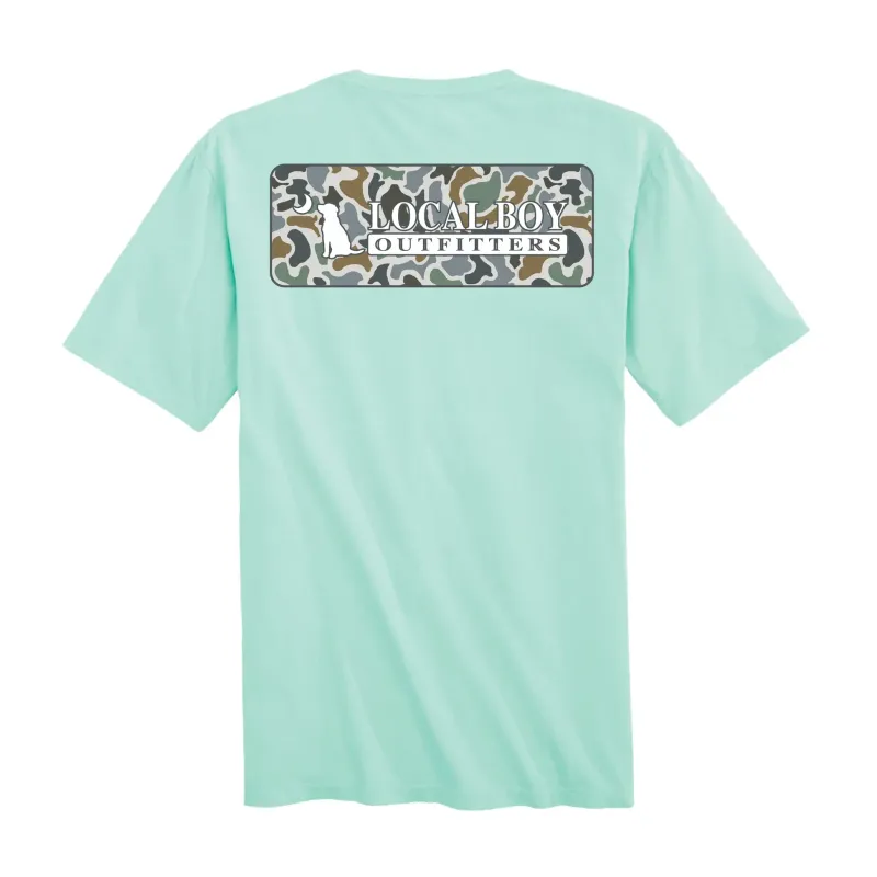 Local Boy Localflage Bluff Plate SS Tee - Island Reef