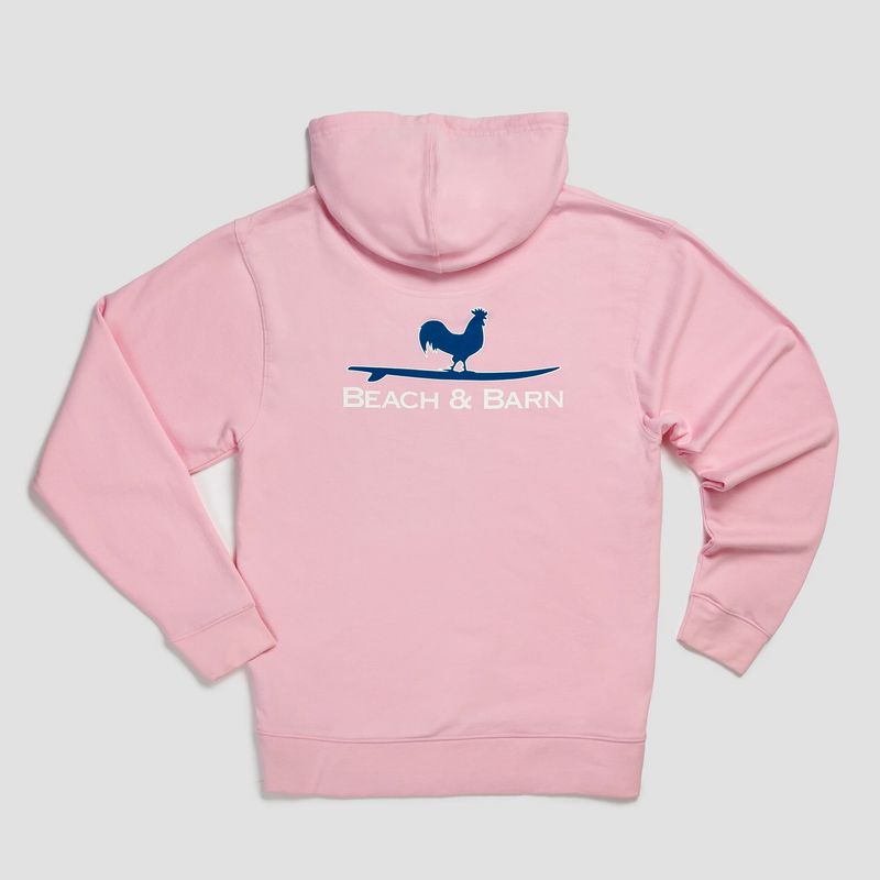 Beach and Barn Surfing Rooster Hooded Sweatshirt