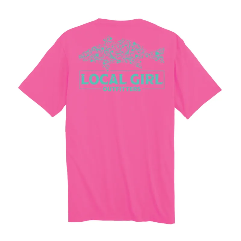Local Girl Redfish Lures Tee