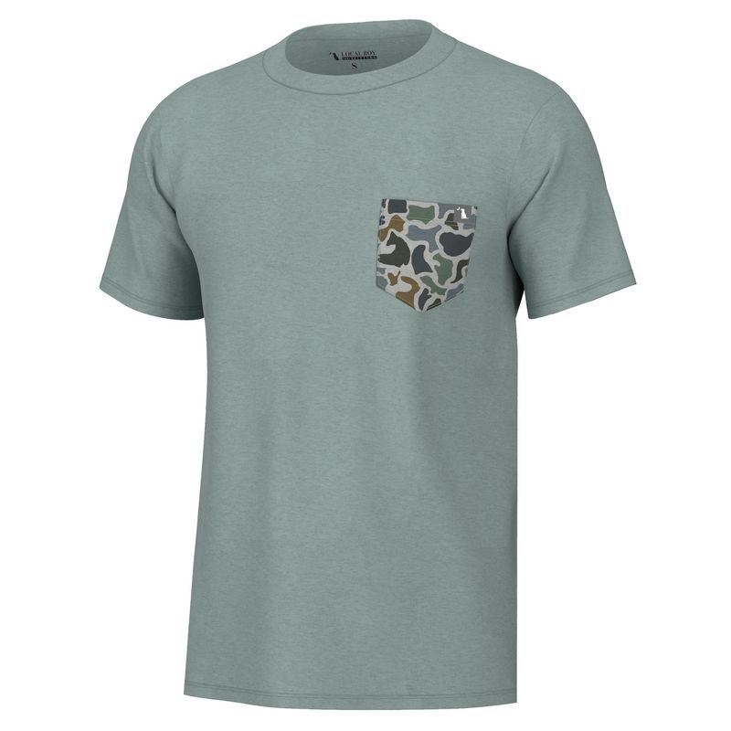 Local Boy Outfitters S/S Heather blend Crew