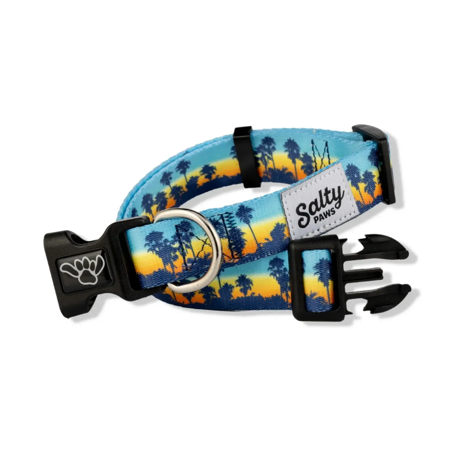 Salty Paws California Sunset Dog Collar Made From Recycled Plastic Bottles