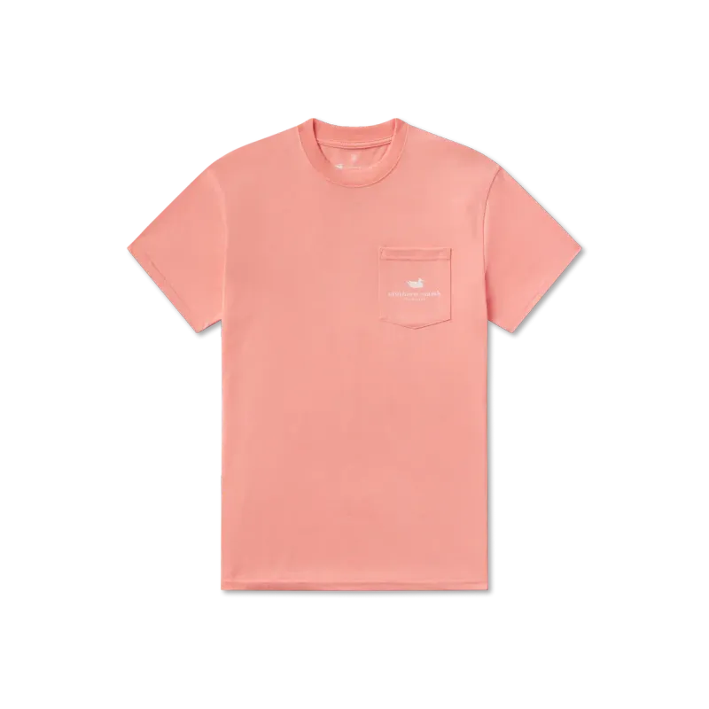 Southern Marsh SEAWASH Tee - Offshore Crusin - Coral