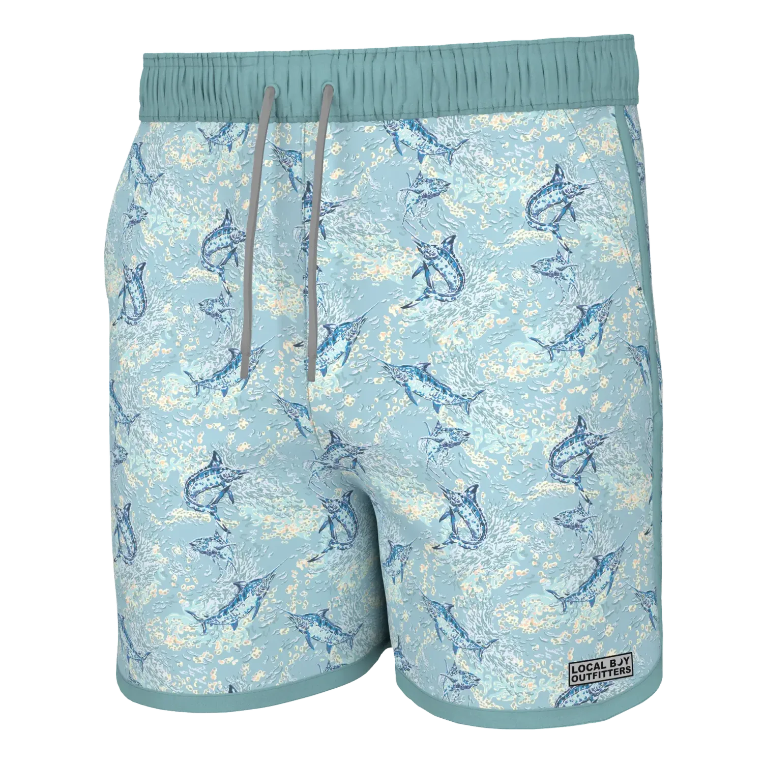 Local Boy Wando Swim Trunks - Offshore