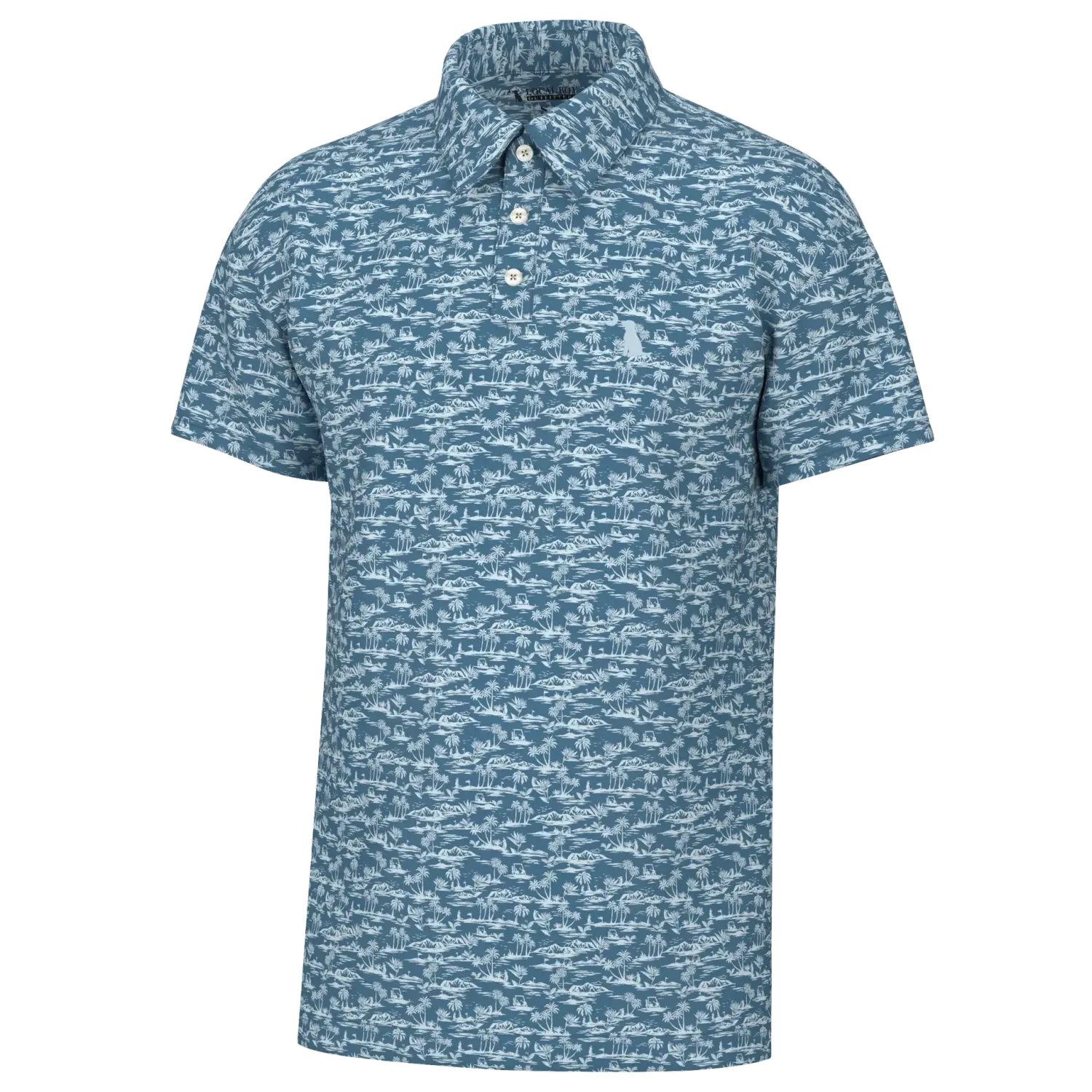 Local Boy Dirty Myrtle Polo - Paradise - Blue