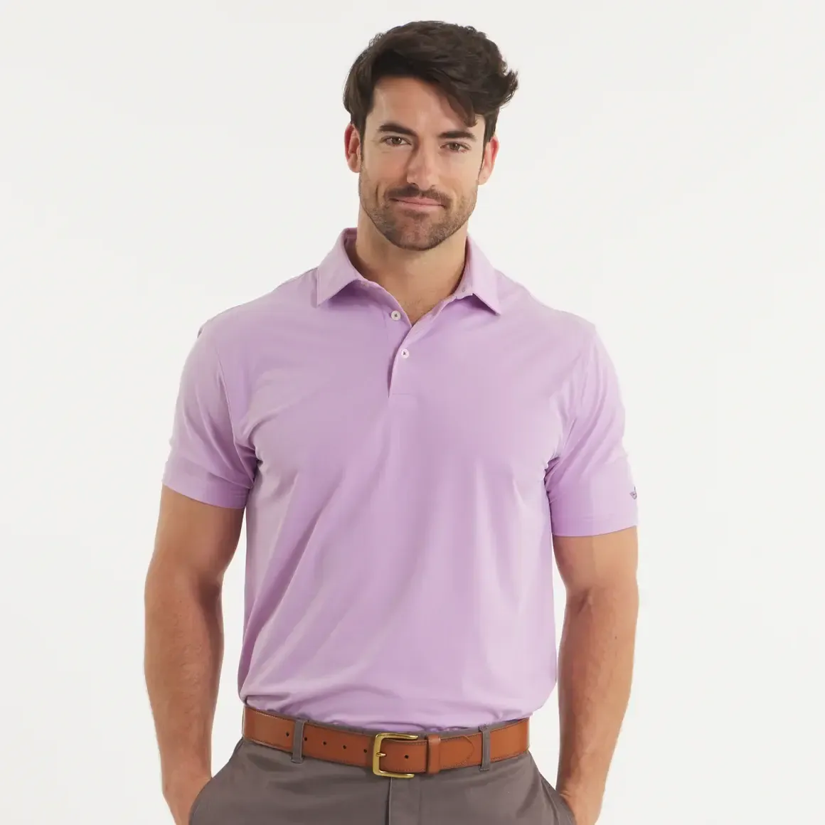 Southern Marsh Varsity Performance Polo - Wharf Purple