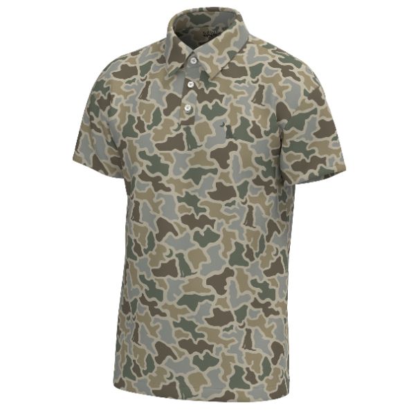 Local Boy Dirty Myrtle Polo - Sand Dog &amp; Moon Camo