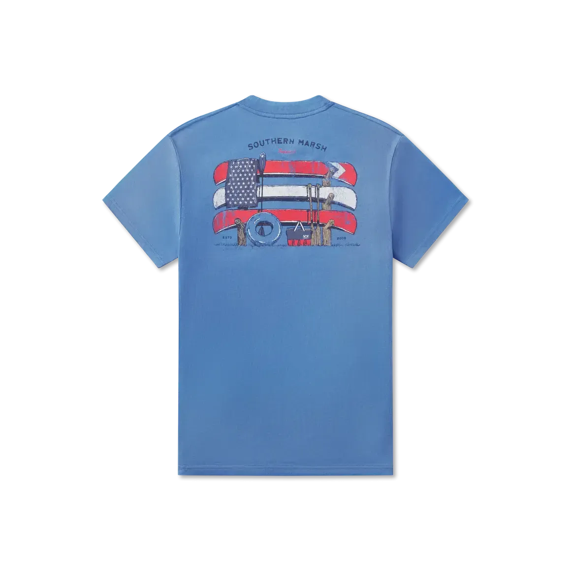 Southern Marsh American Summertime Tee - French Blue