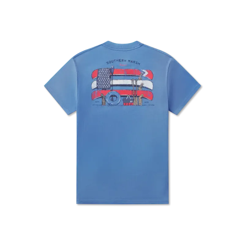 Southern Marsh American Summertime Tee - French Blue