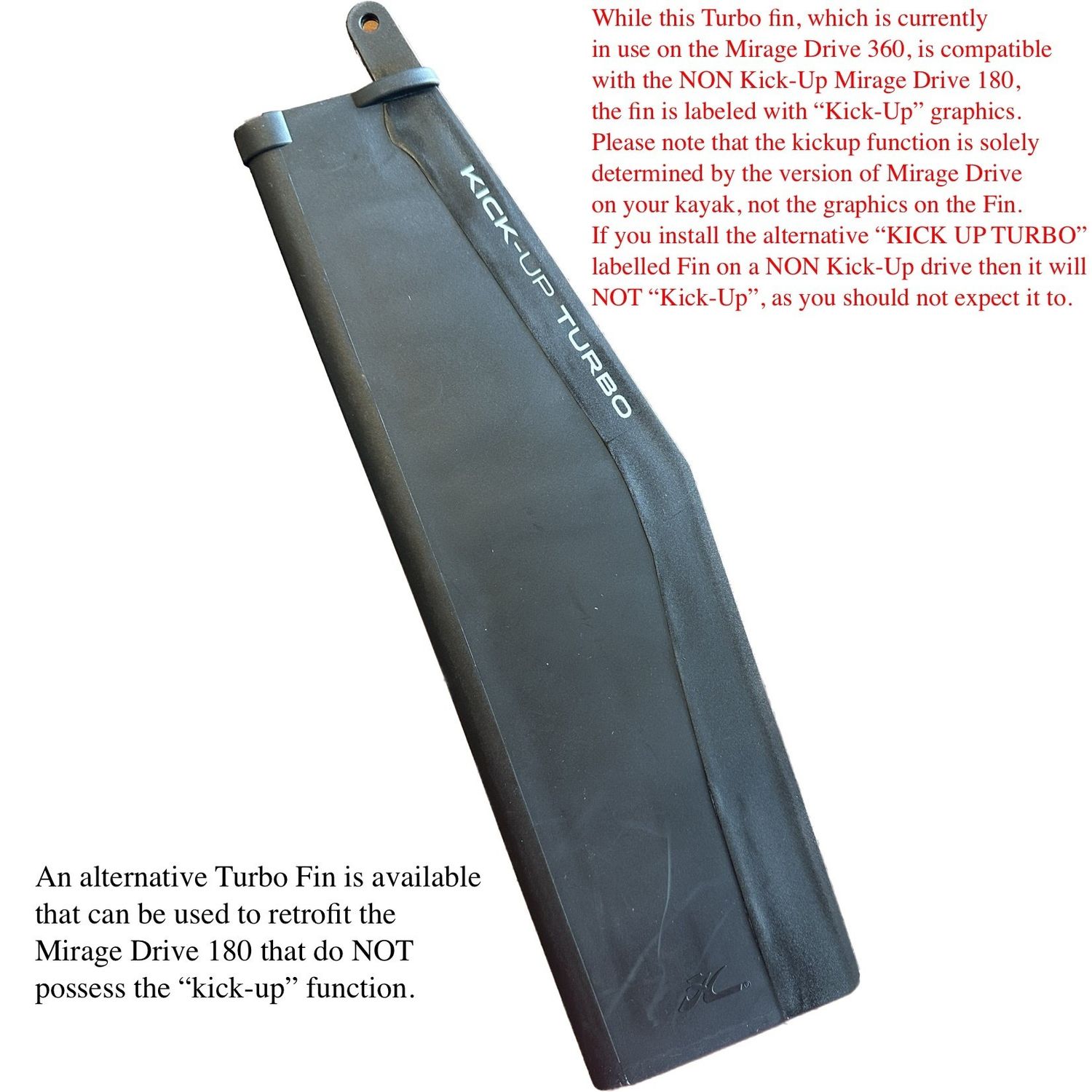 Mirage Fin V2 Md 180 Turbo