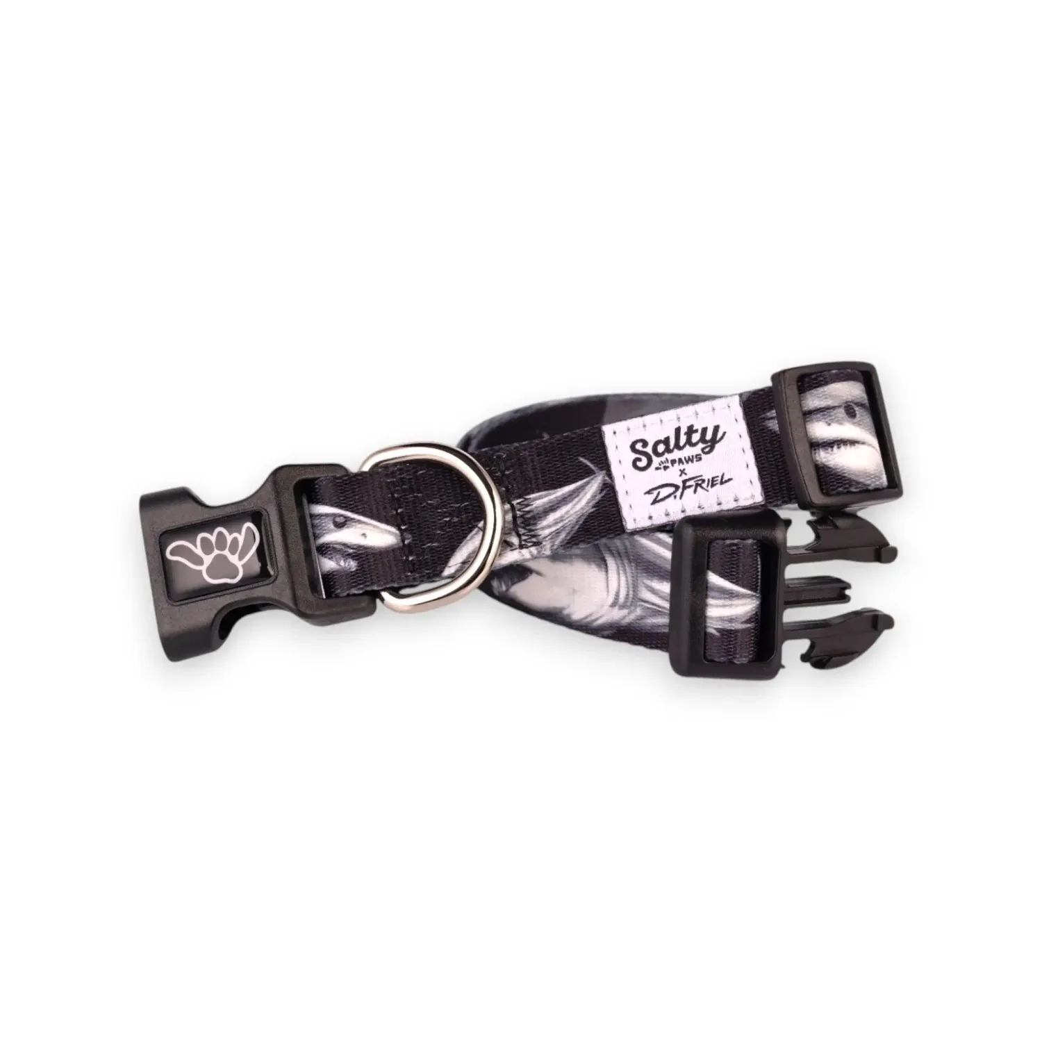 Salty Paws Salty Paws Mako Shark Dog Collar by D. Friel Made From Recycled Plastic Bottles