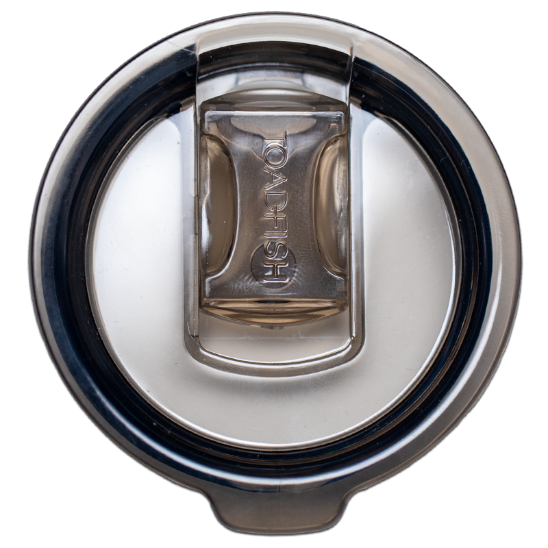 Toadfish SLIM LID Non-tipping Can Cooler -Smoke Clear