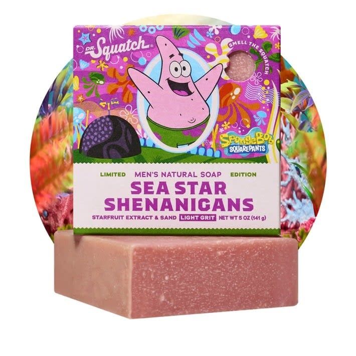 Dr. Squatch Seastar Shenanigans Bar Soap (Spongebob X Patrick)