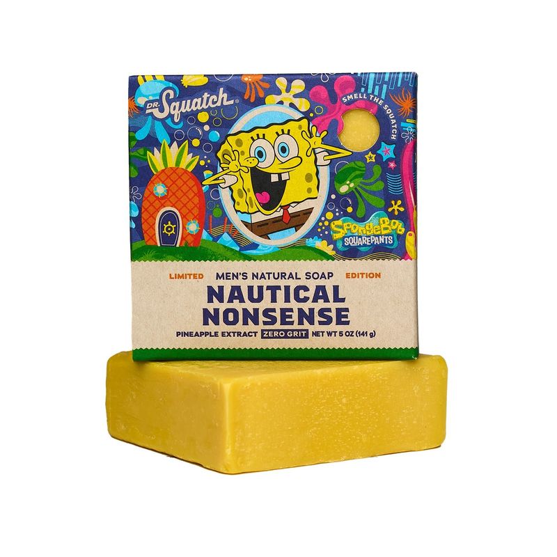 Dr. Squatch Nautical Nonsense Bar Soap (Spongebob X Patrick)