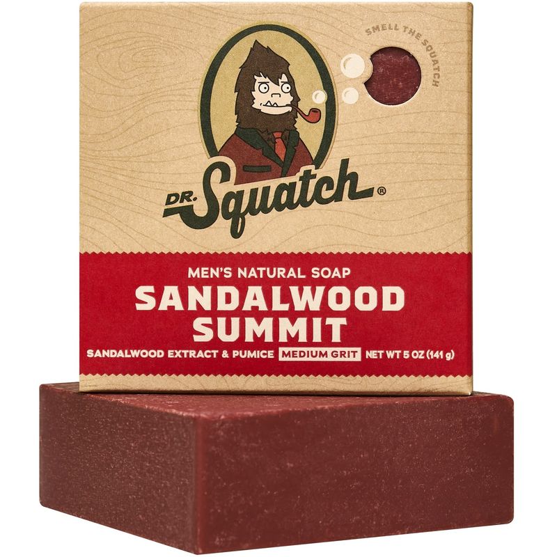 Dr. Squatch Sandalwood Summit Bar Soap