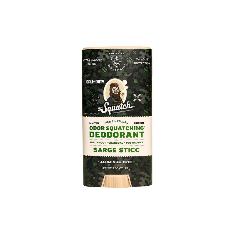 Dr. Squatch Sarge Sticc Deodorant (Call of Duty)