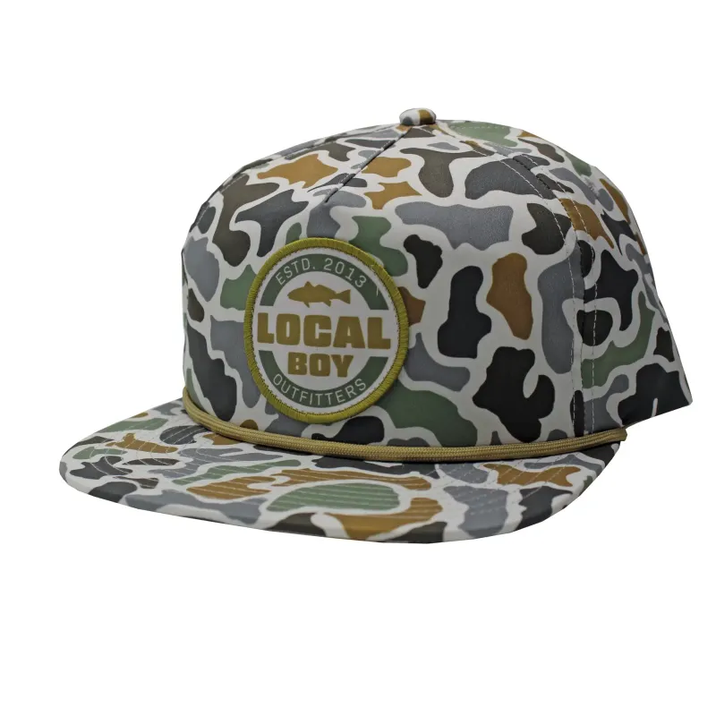 Local Boy Classic Red LP Rope Hat - Localflage Bluff