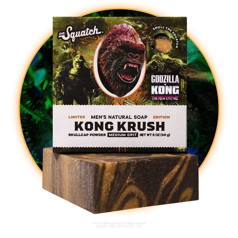 Dr. Squatch Kong Krush Bar Soap (Godzilla X King Kong)