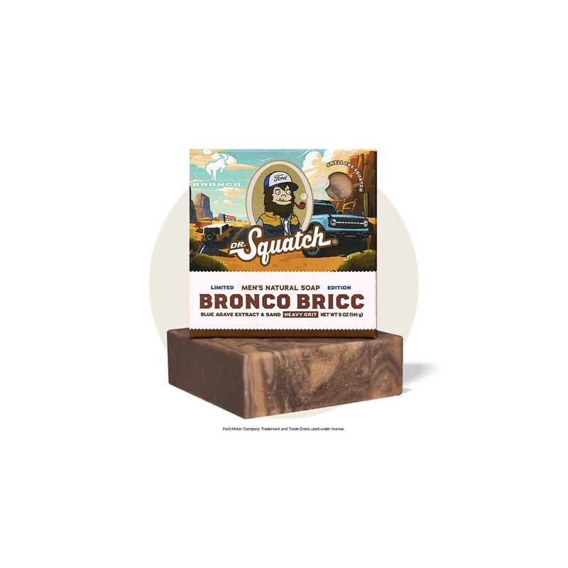 Dr. Squatch Bronco Bricc Bar Soap