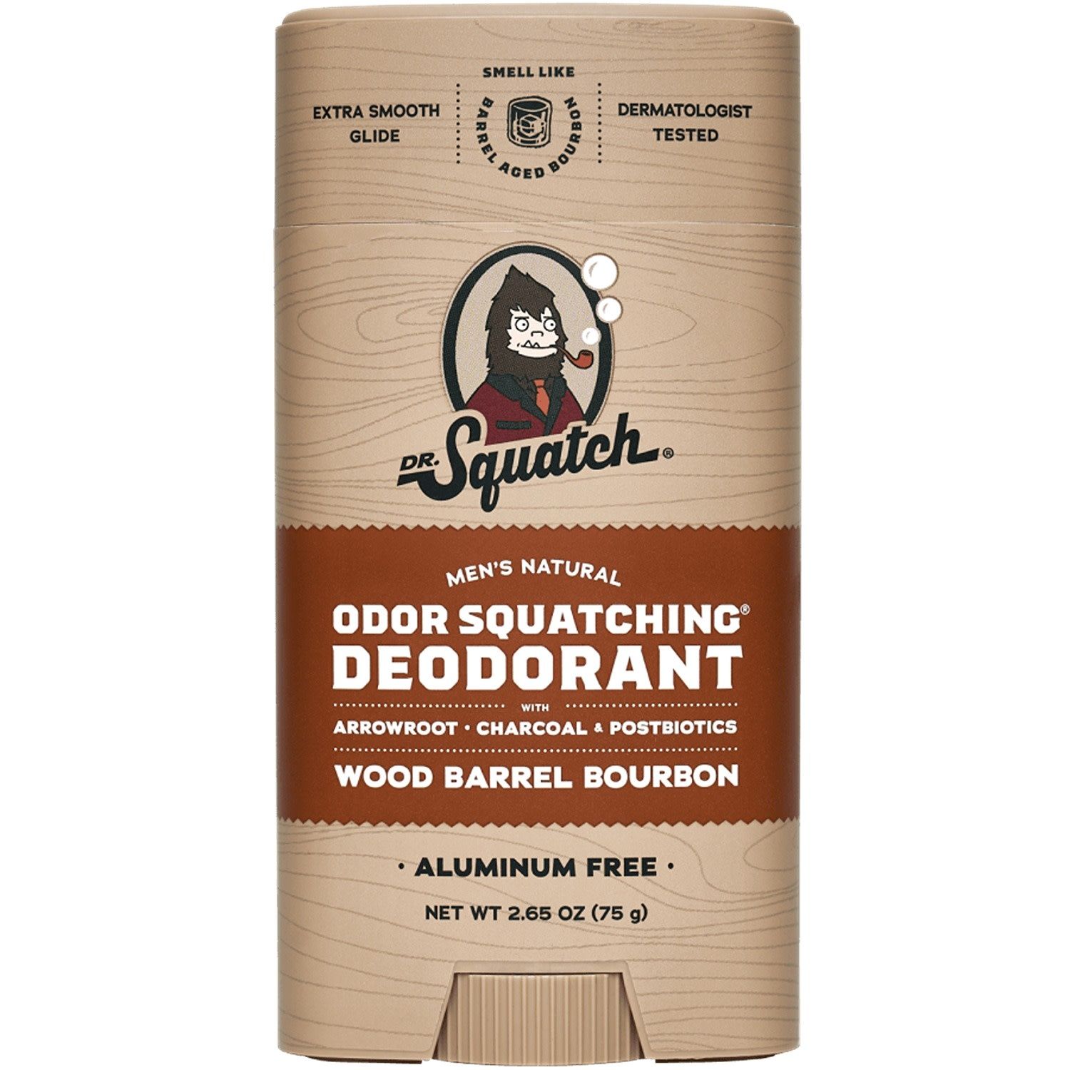 Dr. Squatch Wood Barrel Bourdon Deodorant