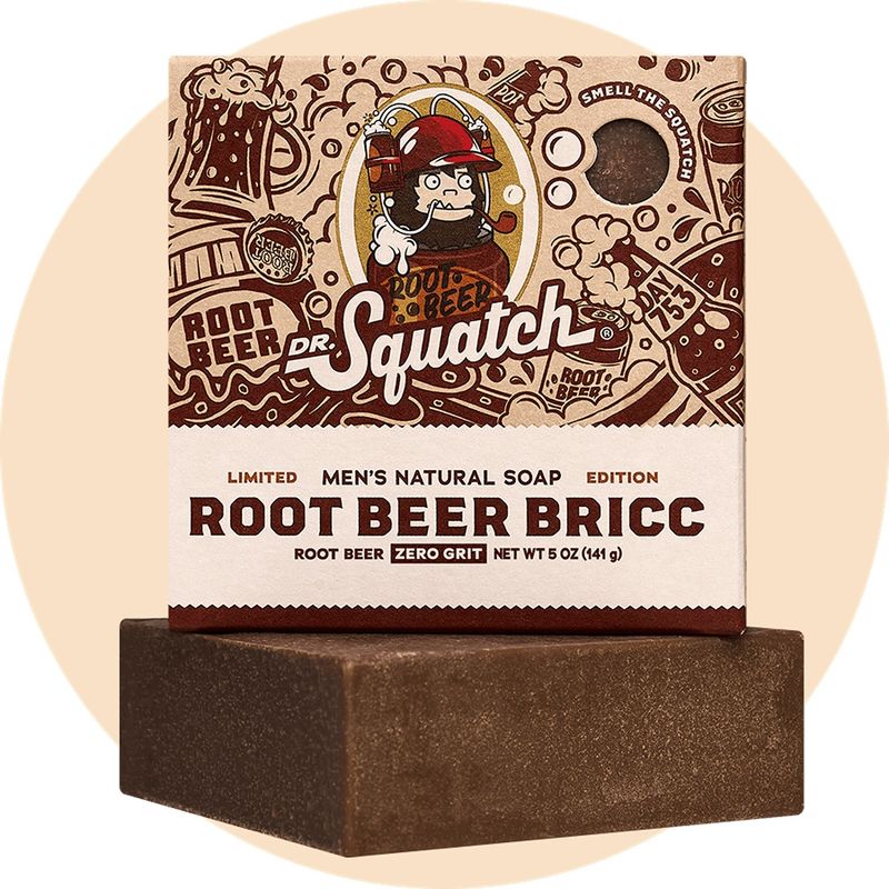 Dr. Squatch Root Beer Bricc Bar Soap
