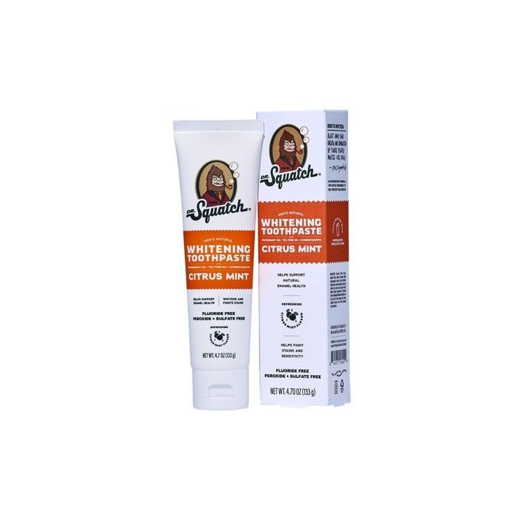 Dr. Squatch Citrus Mint 4.7oz Morning Toothpaste