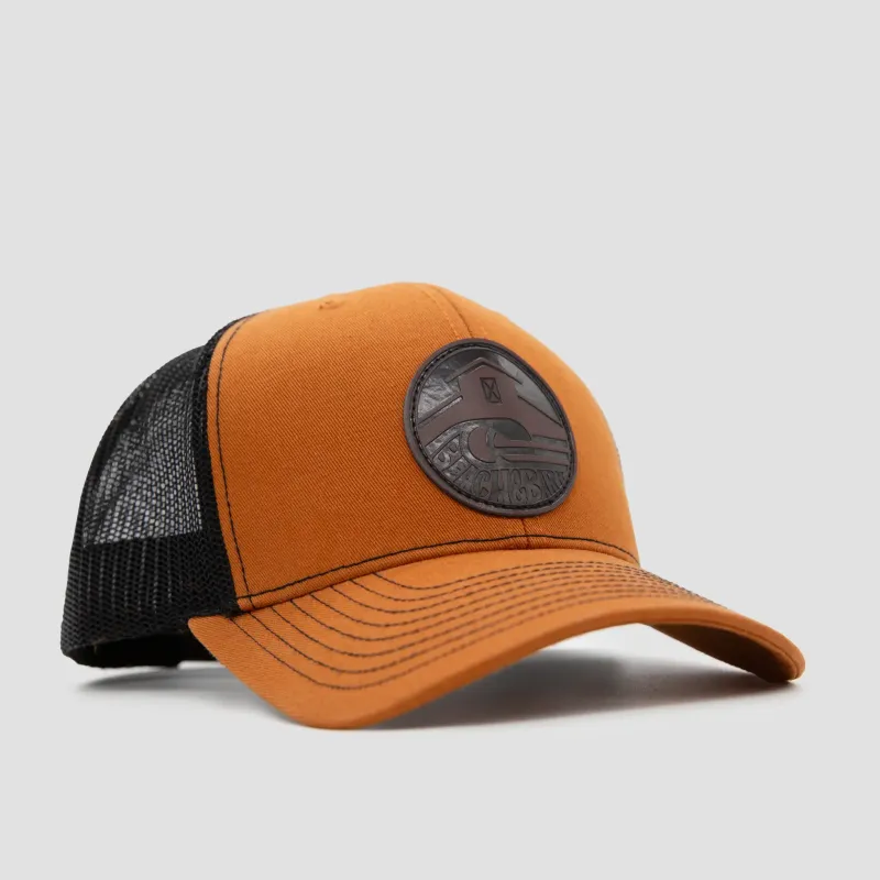 Beach &amp; Barn Barrel Racer Leather Patch Snapback