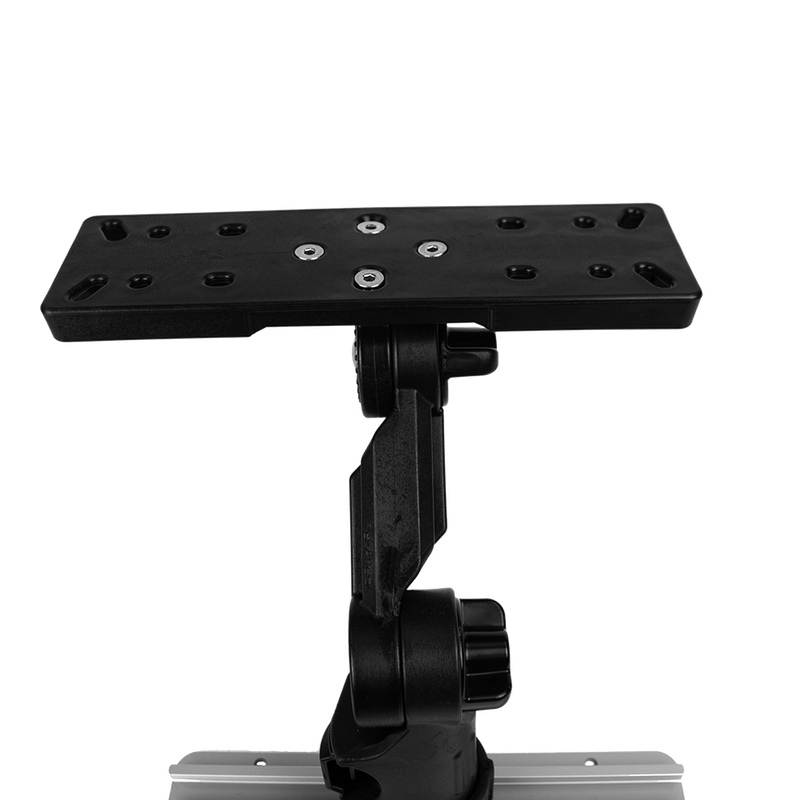 Fish Finder Mount W/LockNLoad Mounting System, Large Rectangular Base, 4” ext