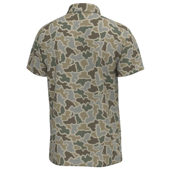 Local Boy Dirty Myrtle Polo - Sand Dog & Moon Camo