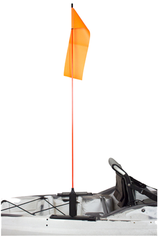 VISIFlag, 52" tall mast with flag, Mighty Mount / GearTrac ready