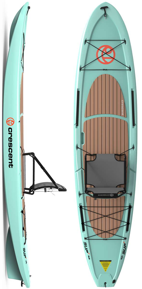Crescent Sup+, Color: Seafoam