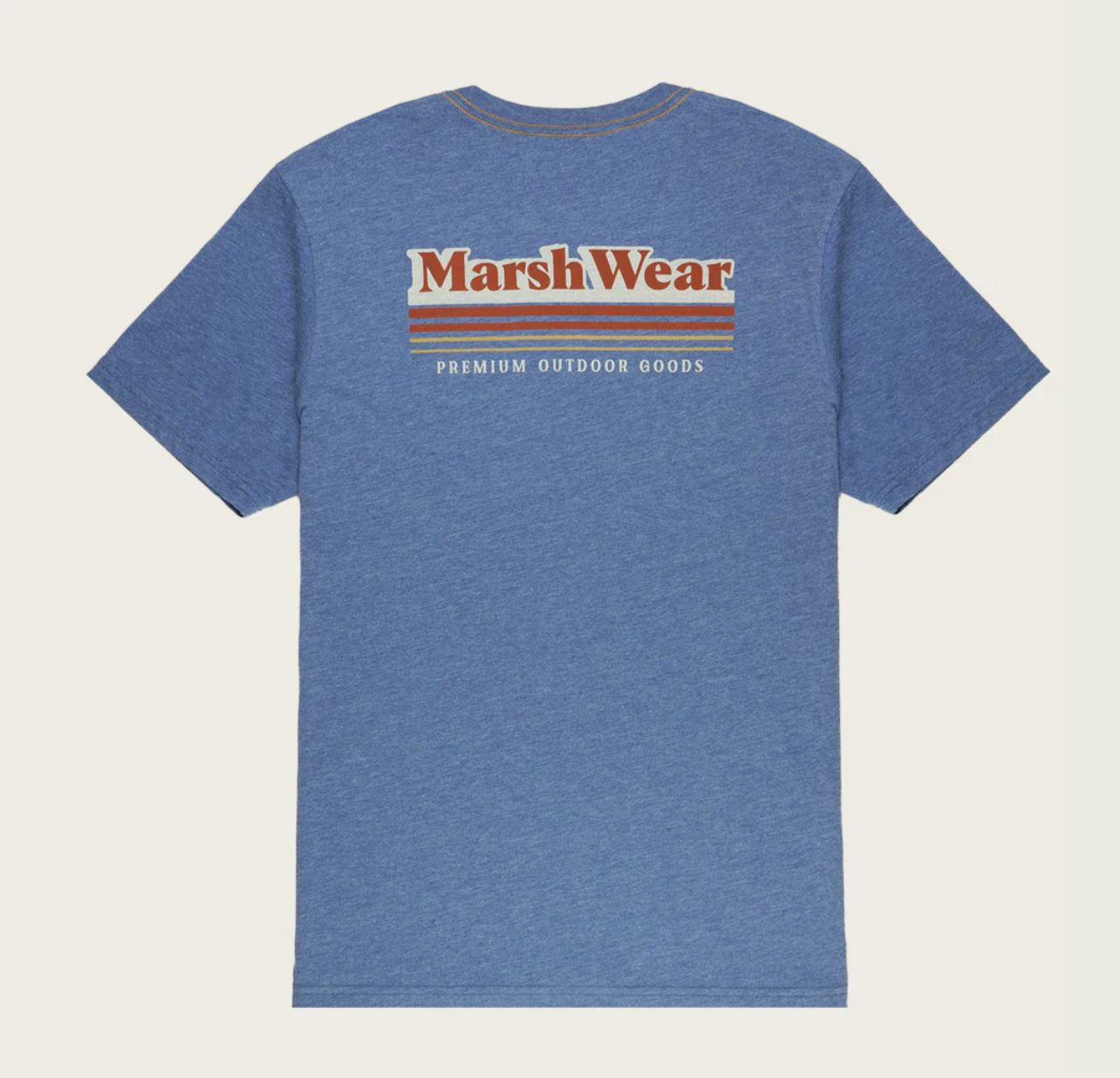 Marsh Wear Gradient T-Shirt, Color: Bluefin Heather, Size: SM
