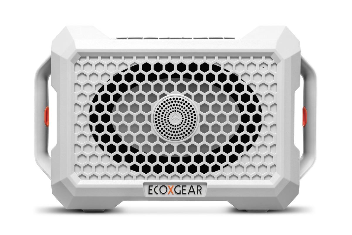 ECOXGEAR Defender: Outdoor Portable Bluetooth Speaker, Color: Whitewater