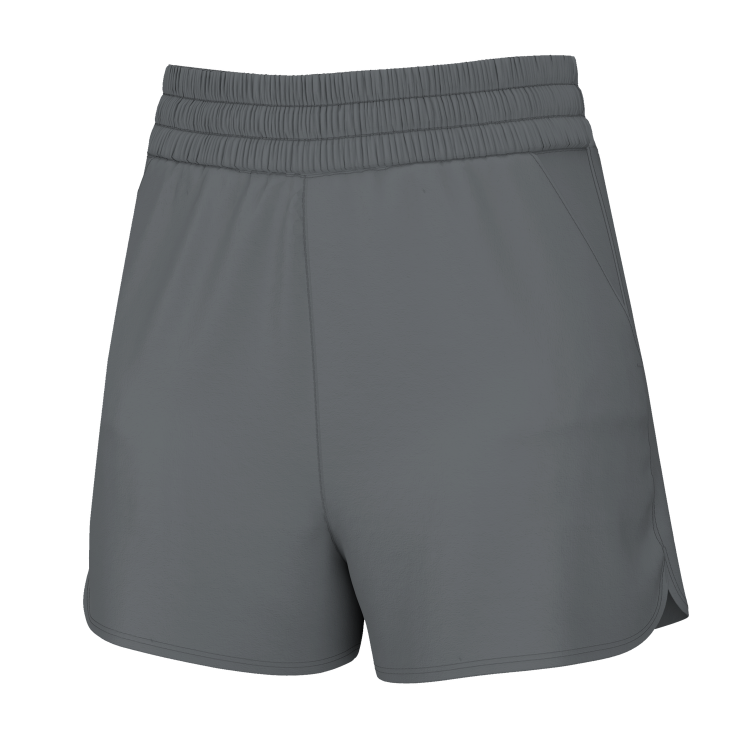 Local Girl High-Waisted Volley Shorts, Color: Graphite, Size: XS