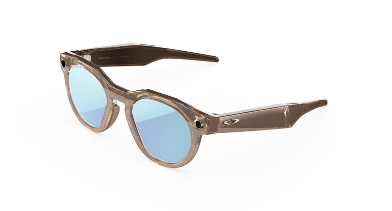 Oakley Meta HSTN Brown Smoke Deep Water Polarized