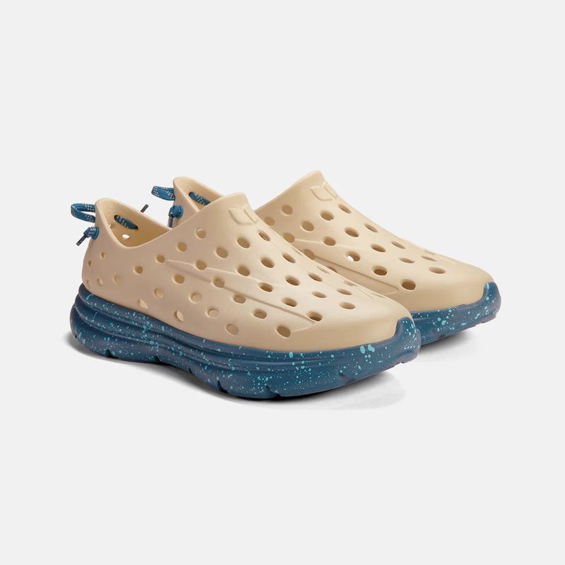 Kane Revive Recovery Shoe – Tan / Radiance Blue Speckle