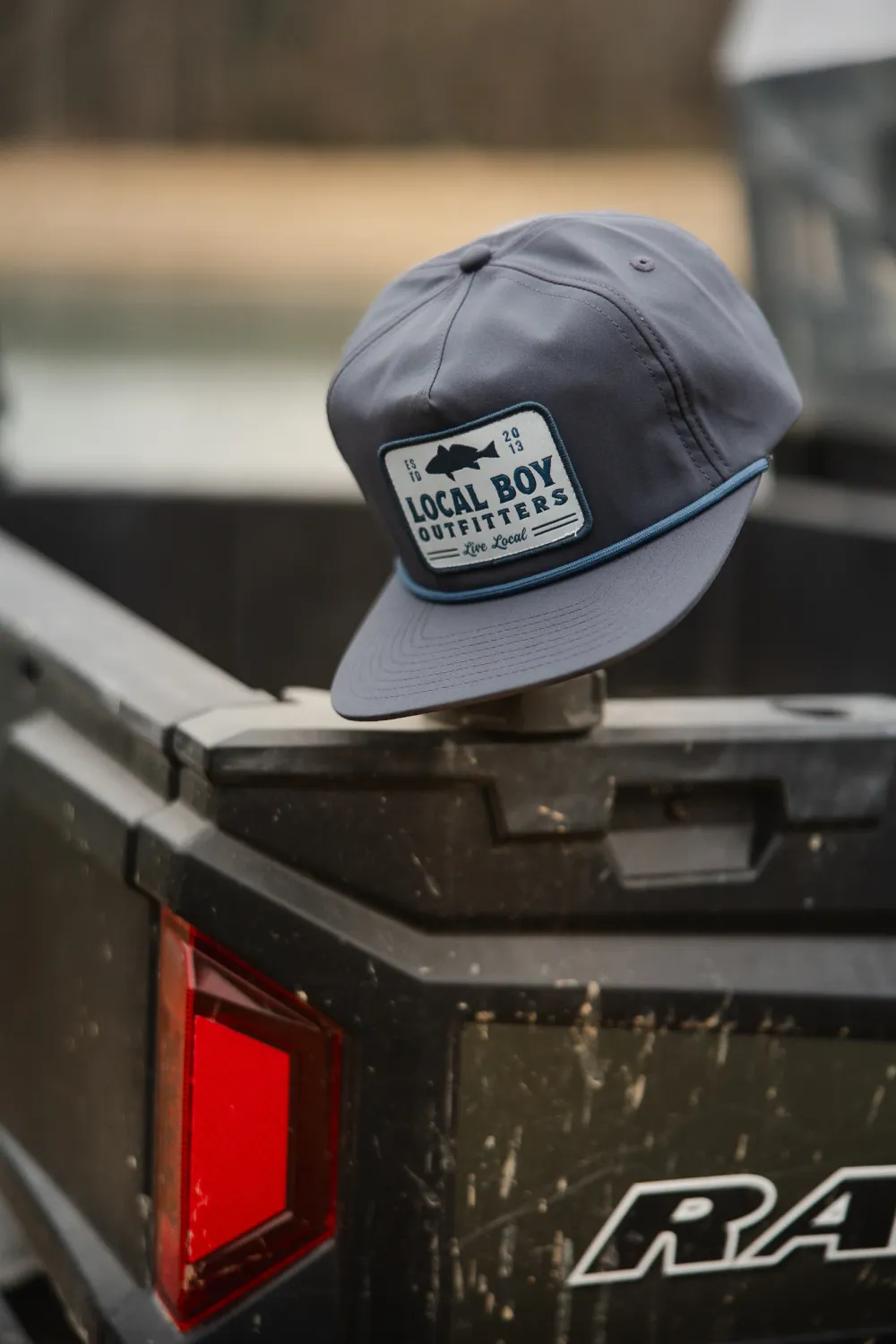 Local Boy Rodfather LP Rope Hat- Charcoal