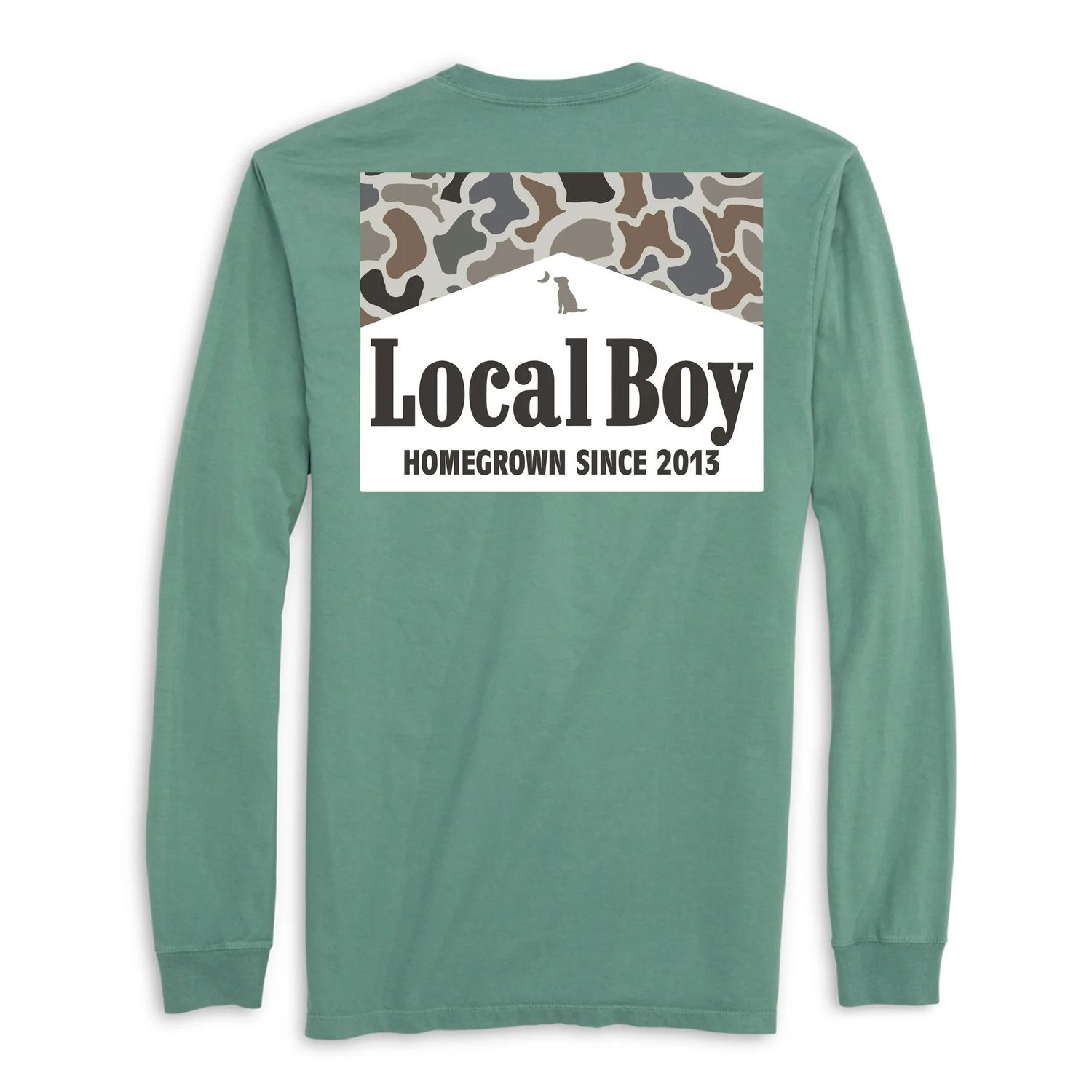 Local Boy Smoked Homegrown L/S T-Shirt - Light Green
