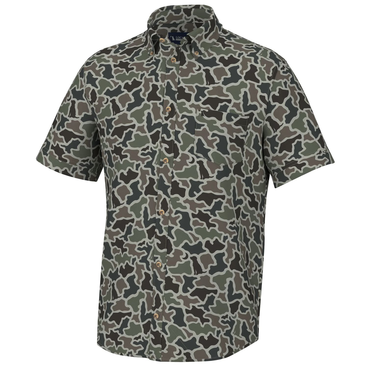 Local Boy Low Country Button Down - Dog &amp; Moon Camo