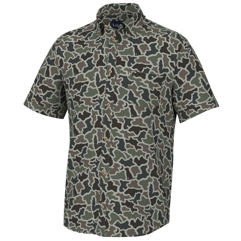 Local Boy Low Country Button Down - Dog &amp; Moon Camo