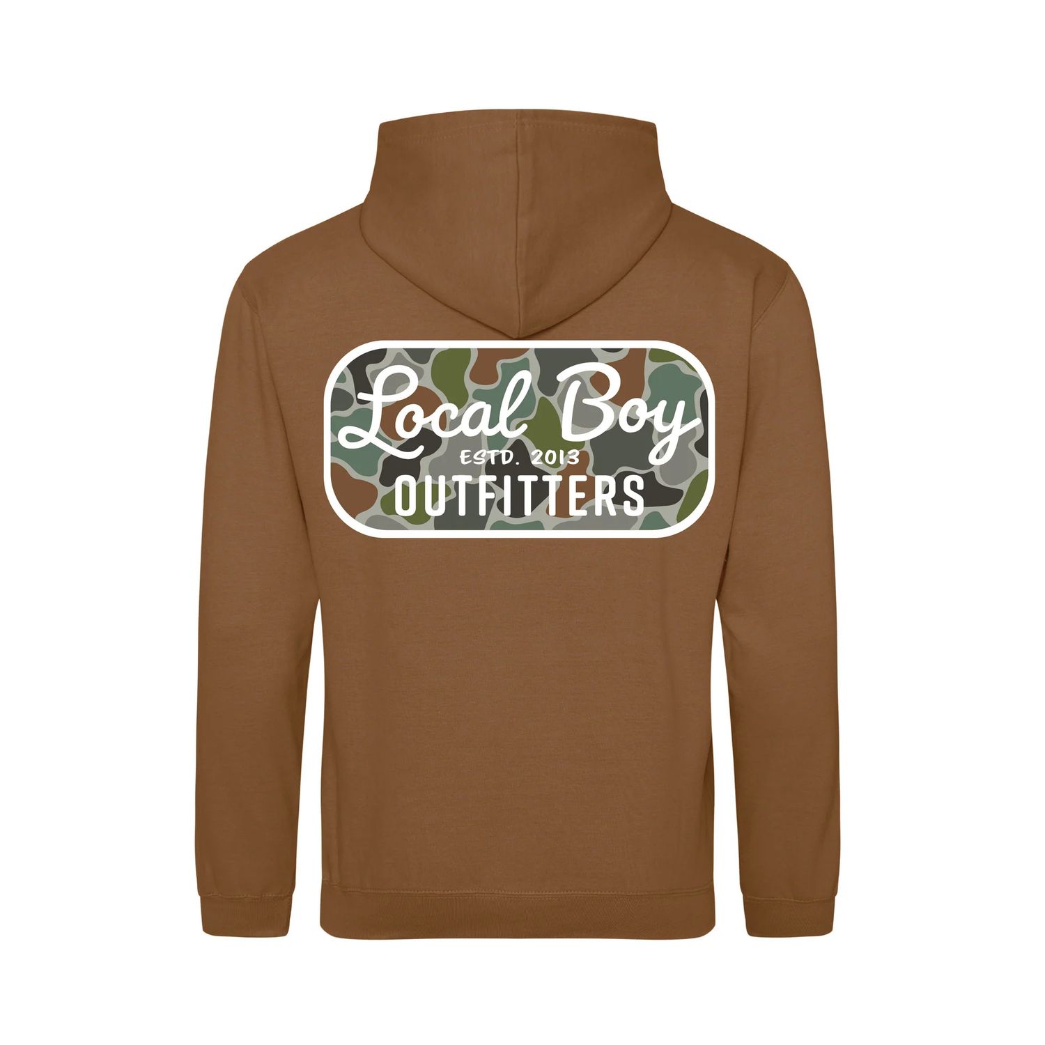 Local Boy Brushwood Hoodie Retro Patch - Caramel Toffee