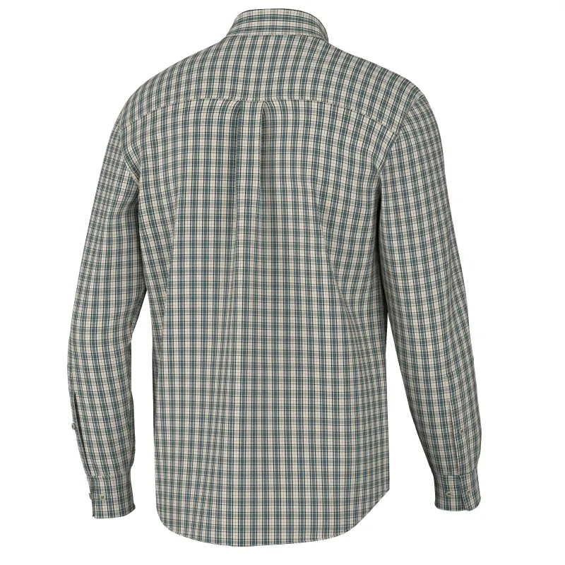 Local Boy Stamps Dress Shirt - Light Beige/Olive/Green