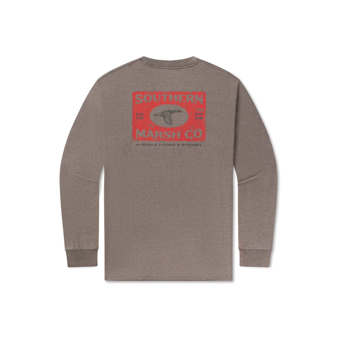 Southern Marsh LS Seawash Tee - Mallard Sighting - Washed Dark Shale