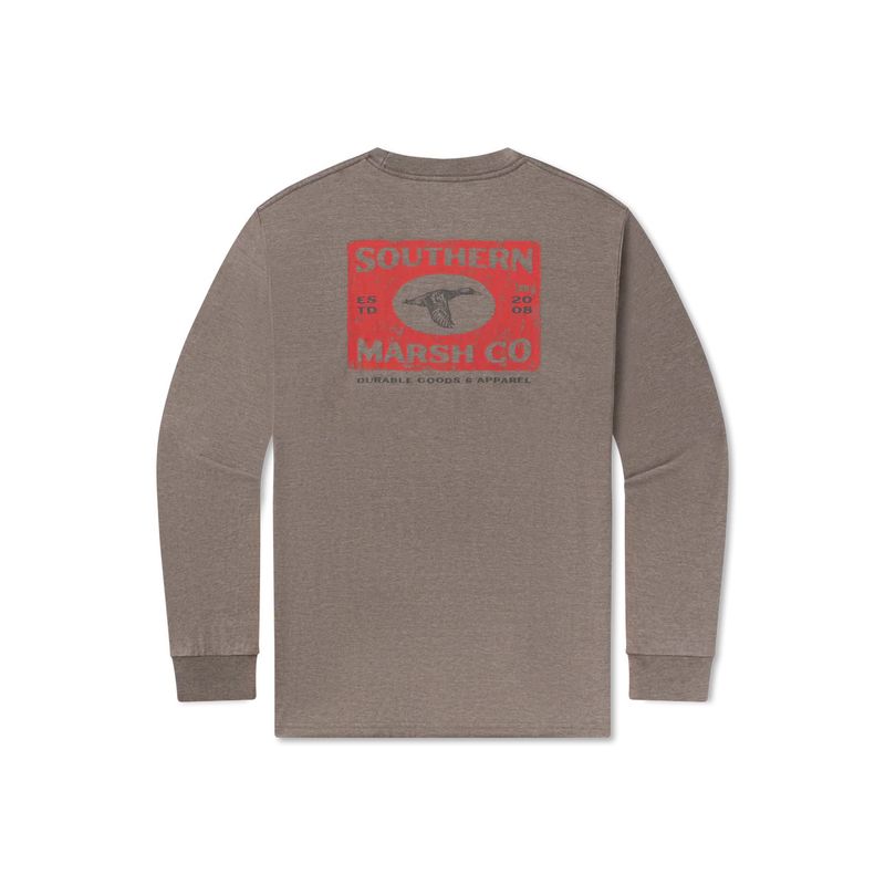 Southern Marsh LS Seawash Tee - Mallard Sighting - Washed Dark Shale