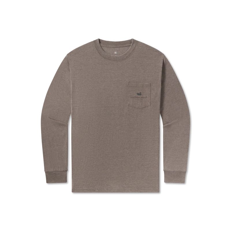 Southern Marsh LS Seawash Tee - Mallard Sighting - Washed Dark Shale