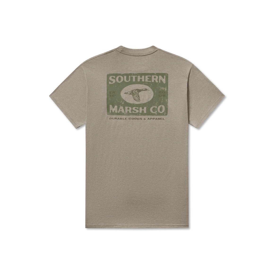 Southern Marsh Seawash Tee - Mallard Sighting - Burnt Taupe