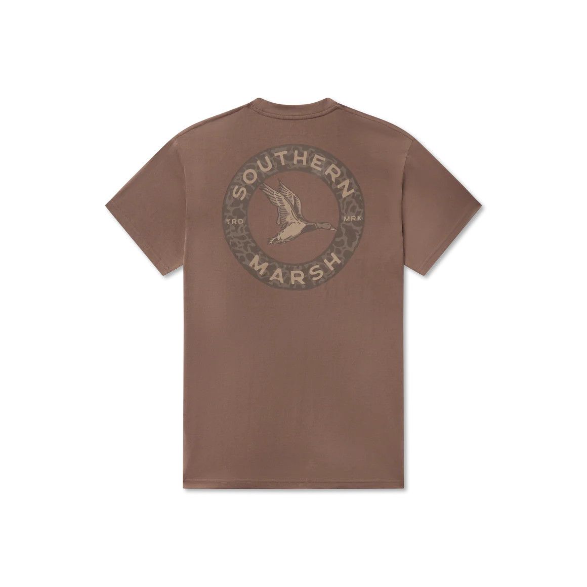 Southern Marsh Inflight Camo Tee - Carajillo Brown