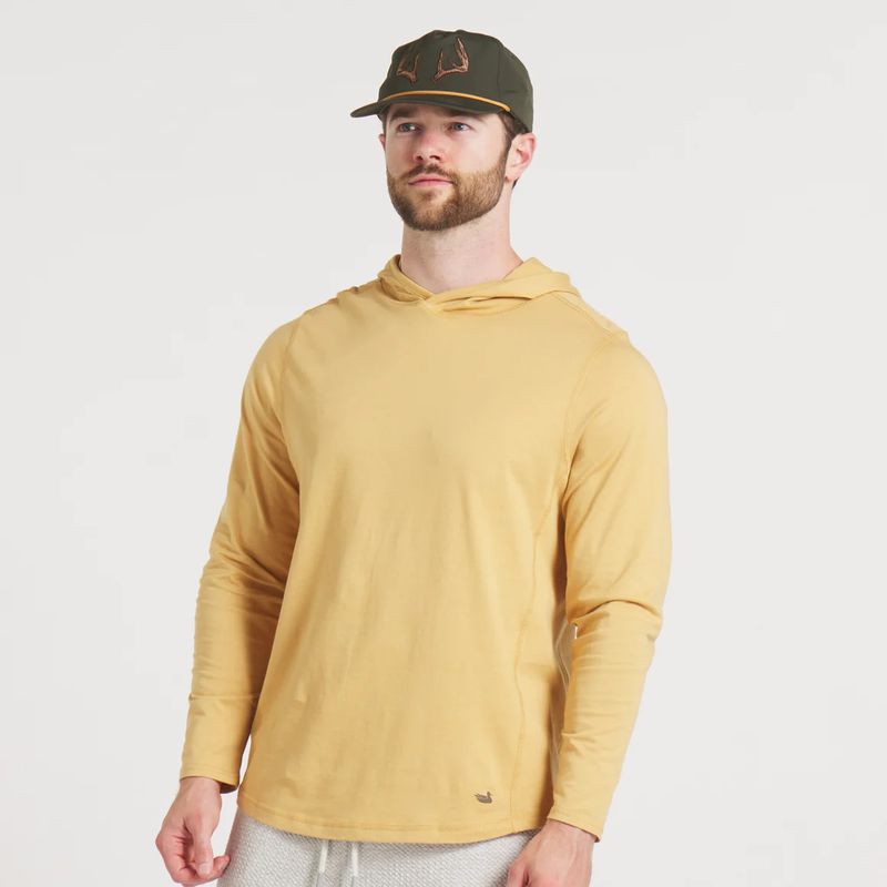 Southern Marsh Classic Hoodie Tee - Duck Originals - Field Khaki