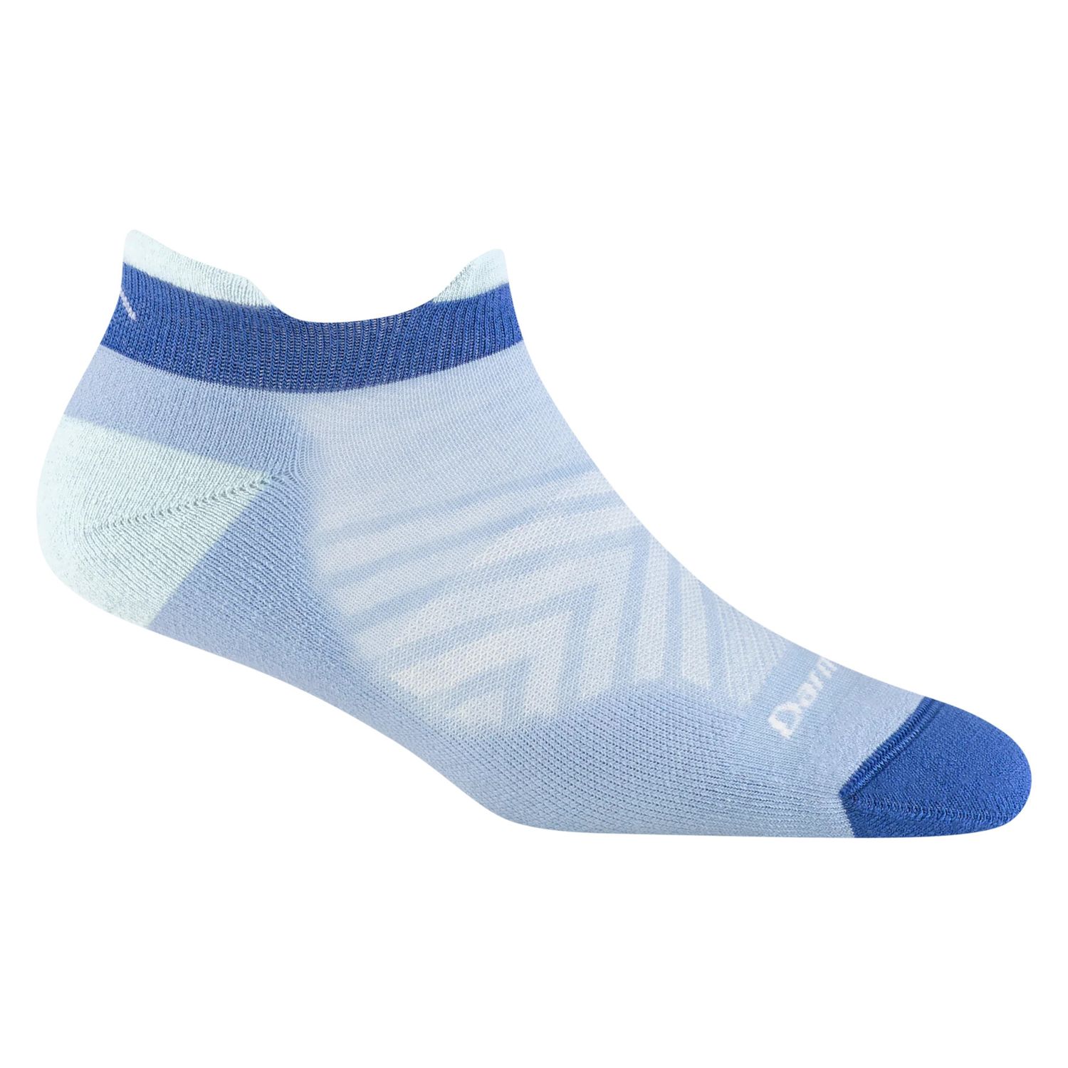 Darn Tough Women&#39;s Run No Show Tab Ultra-Lightweight Running Socks - Sky