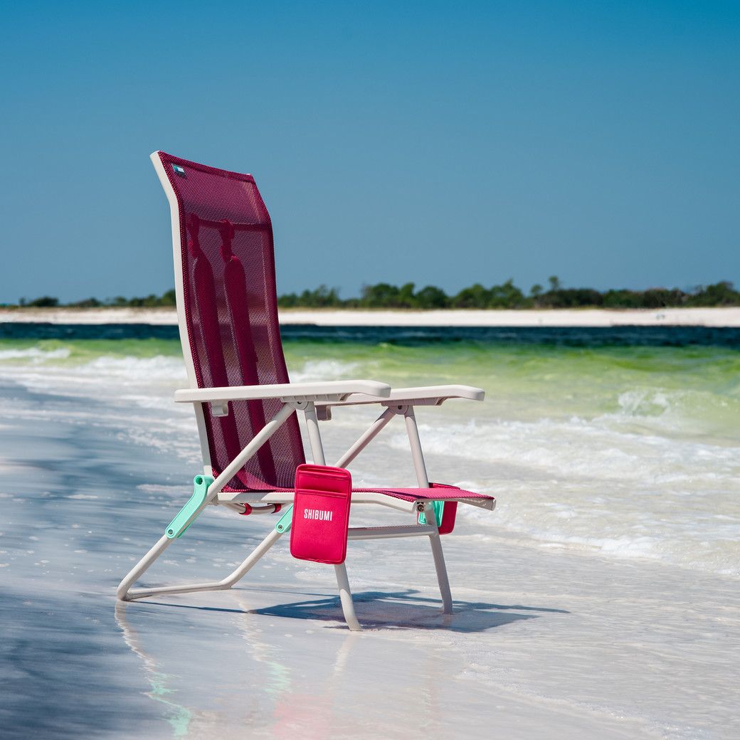 Shibumi Beach Chair - Berry Mint
