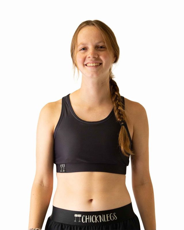 ChicknLegs Black OG Sports Bra